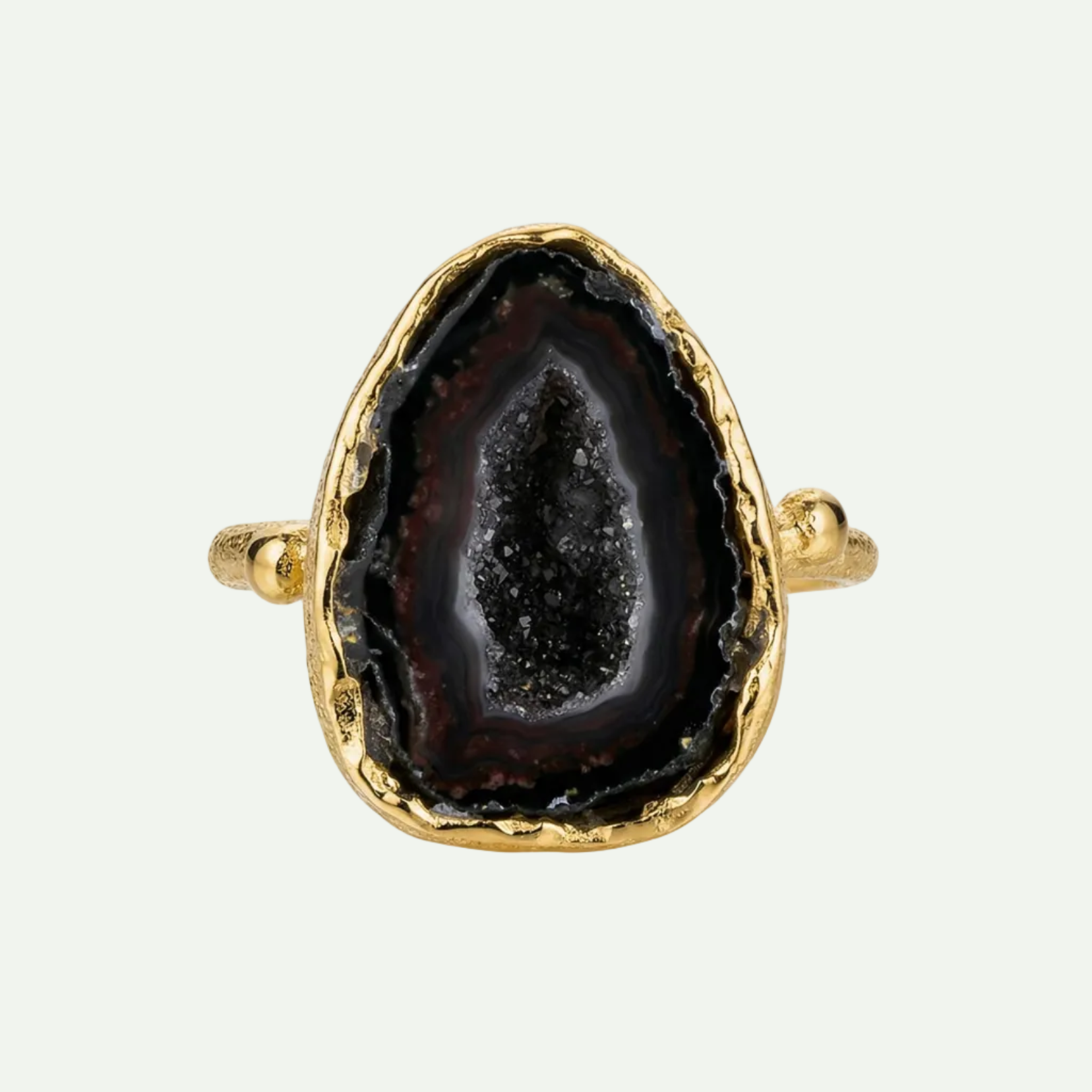 Raw Presence Druzy Ring