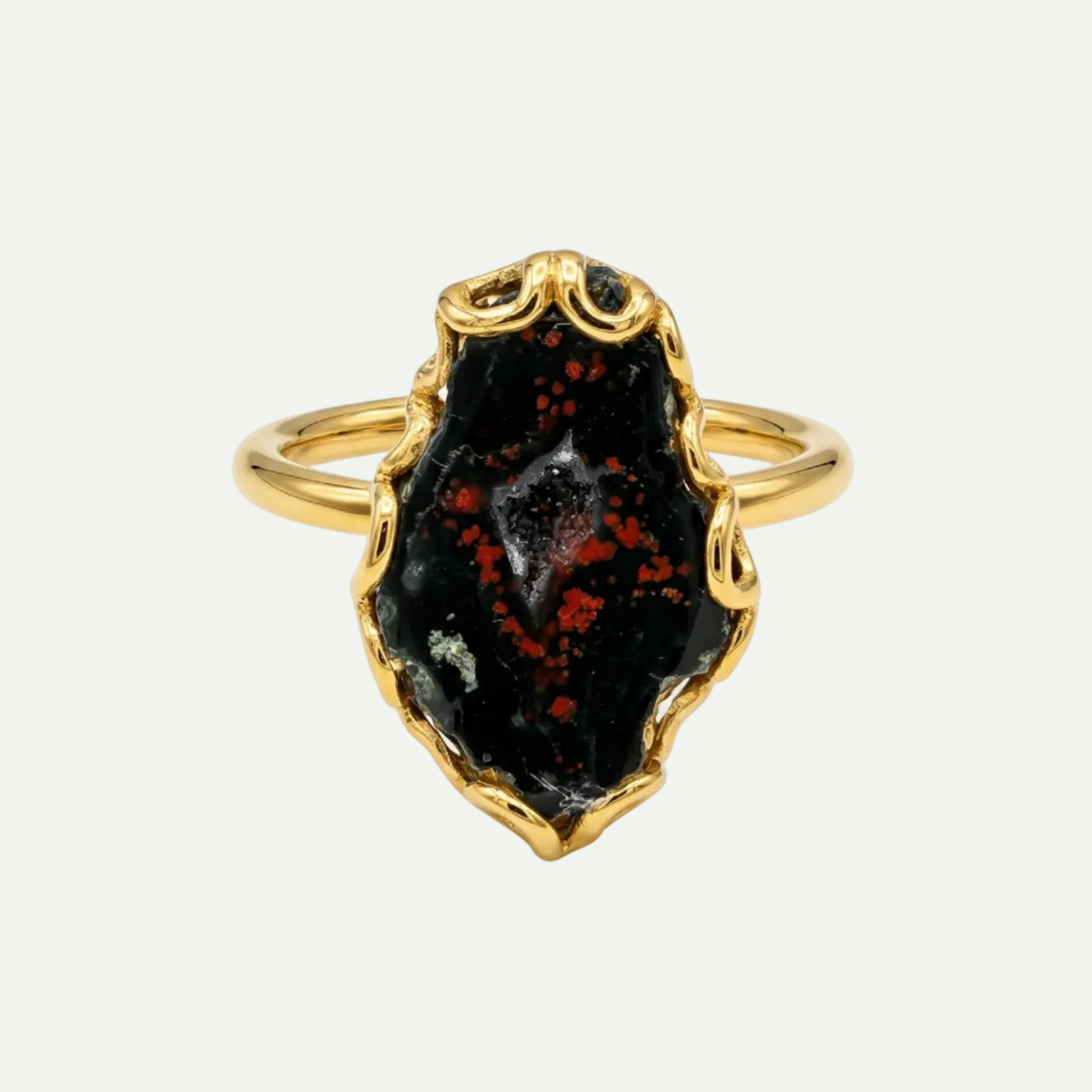 Grounded Glow Druzy Ring