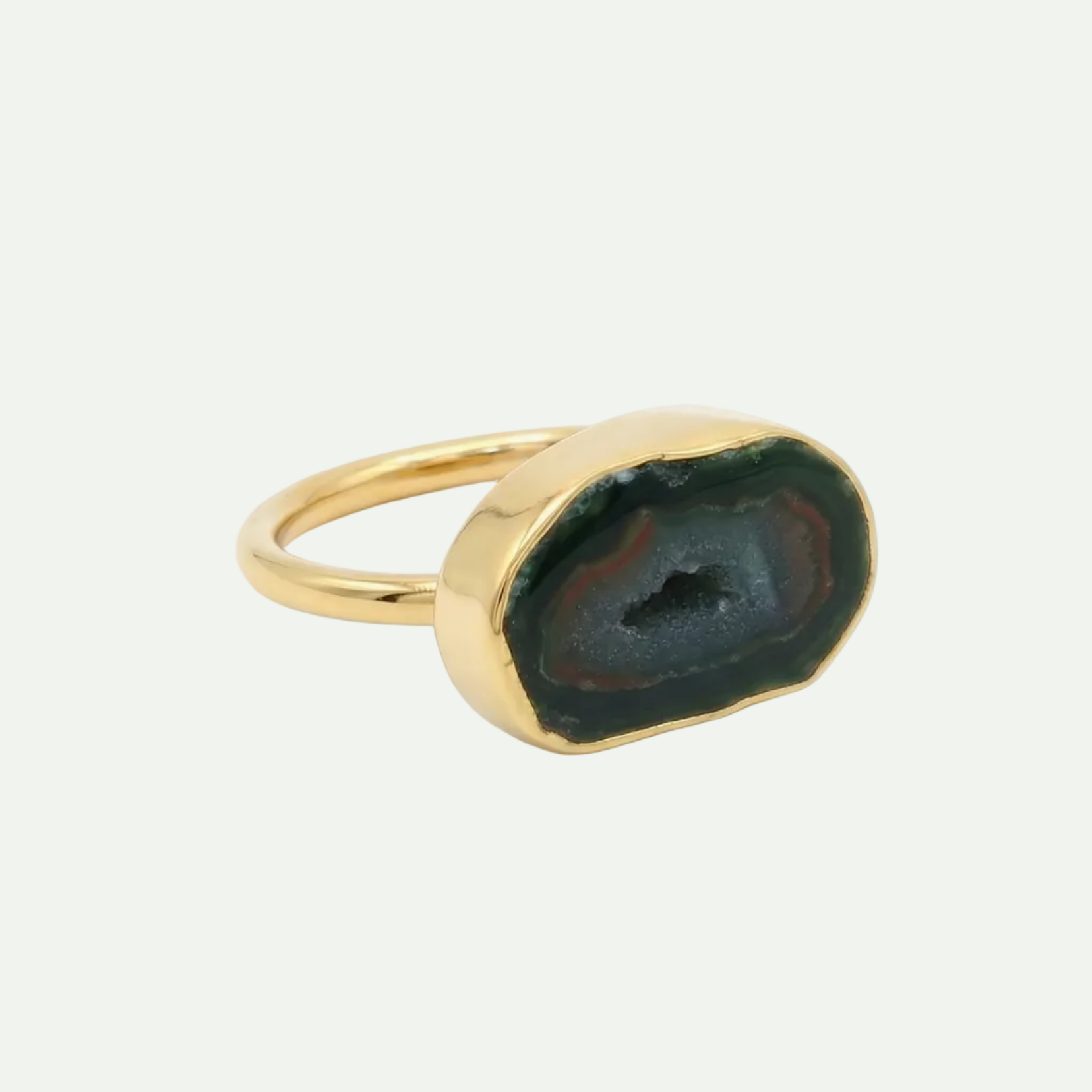 Inner Terrain Druzy Ring