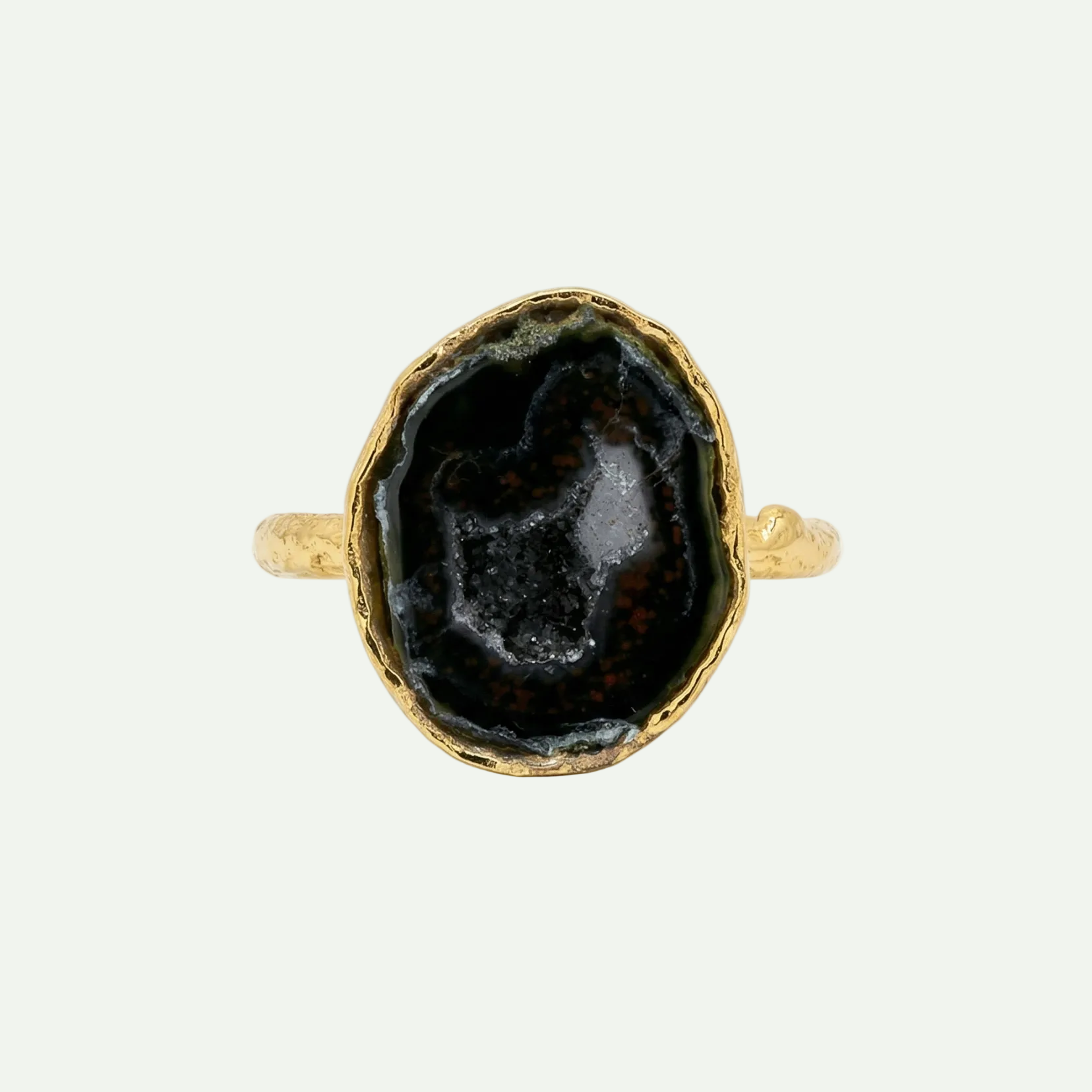 Raw Presence Druzy Ring