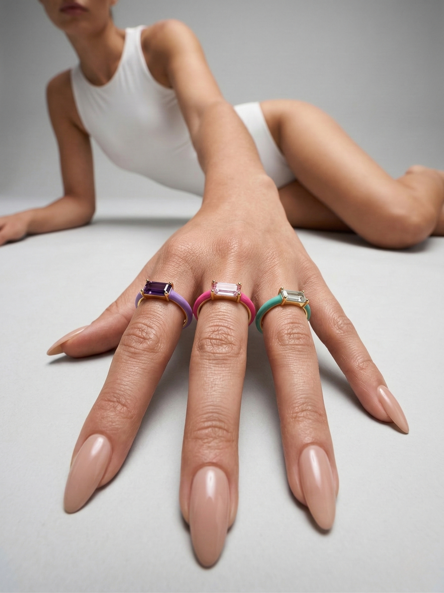 Majestic Pink Amethyst Ring