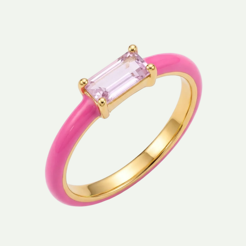 Majestic Pink Amethyst Ring