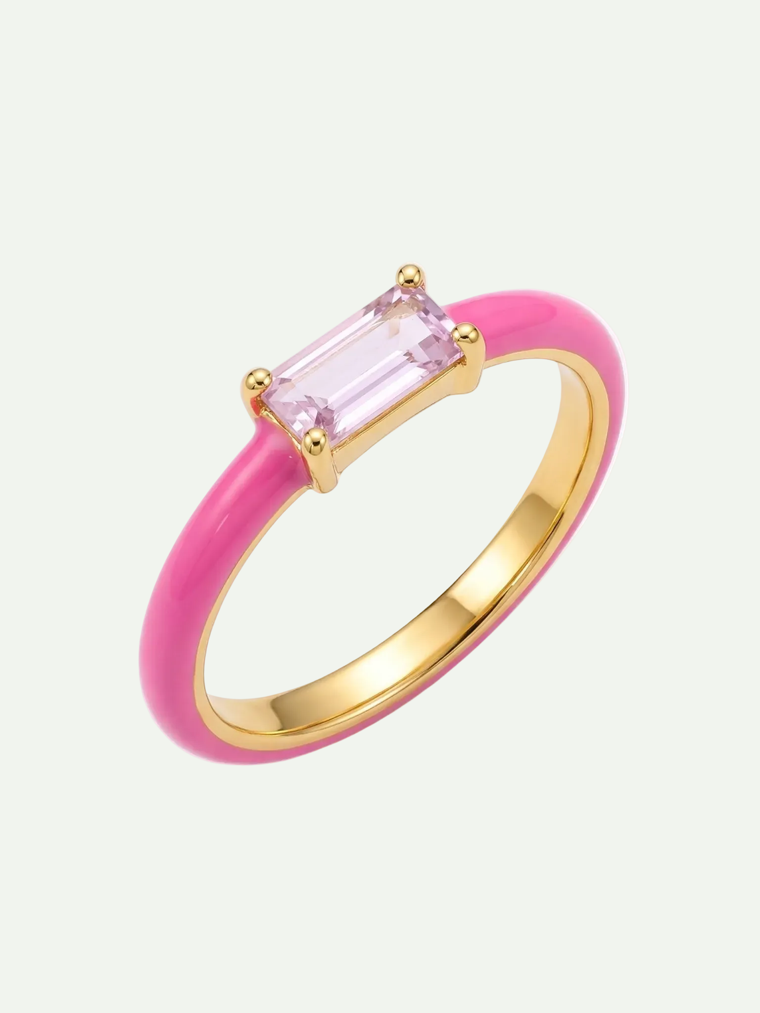 Majestic Pink Amethyst Ring