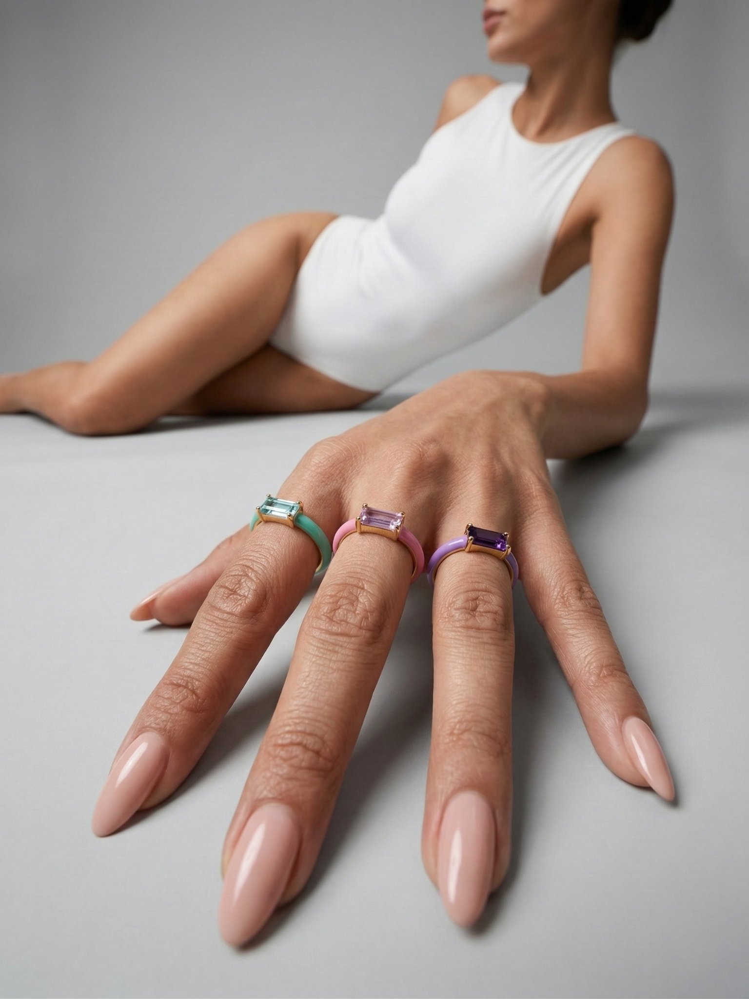 Majestic Pink Amethyst Ring