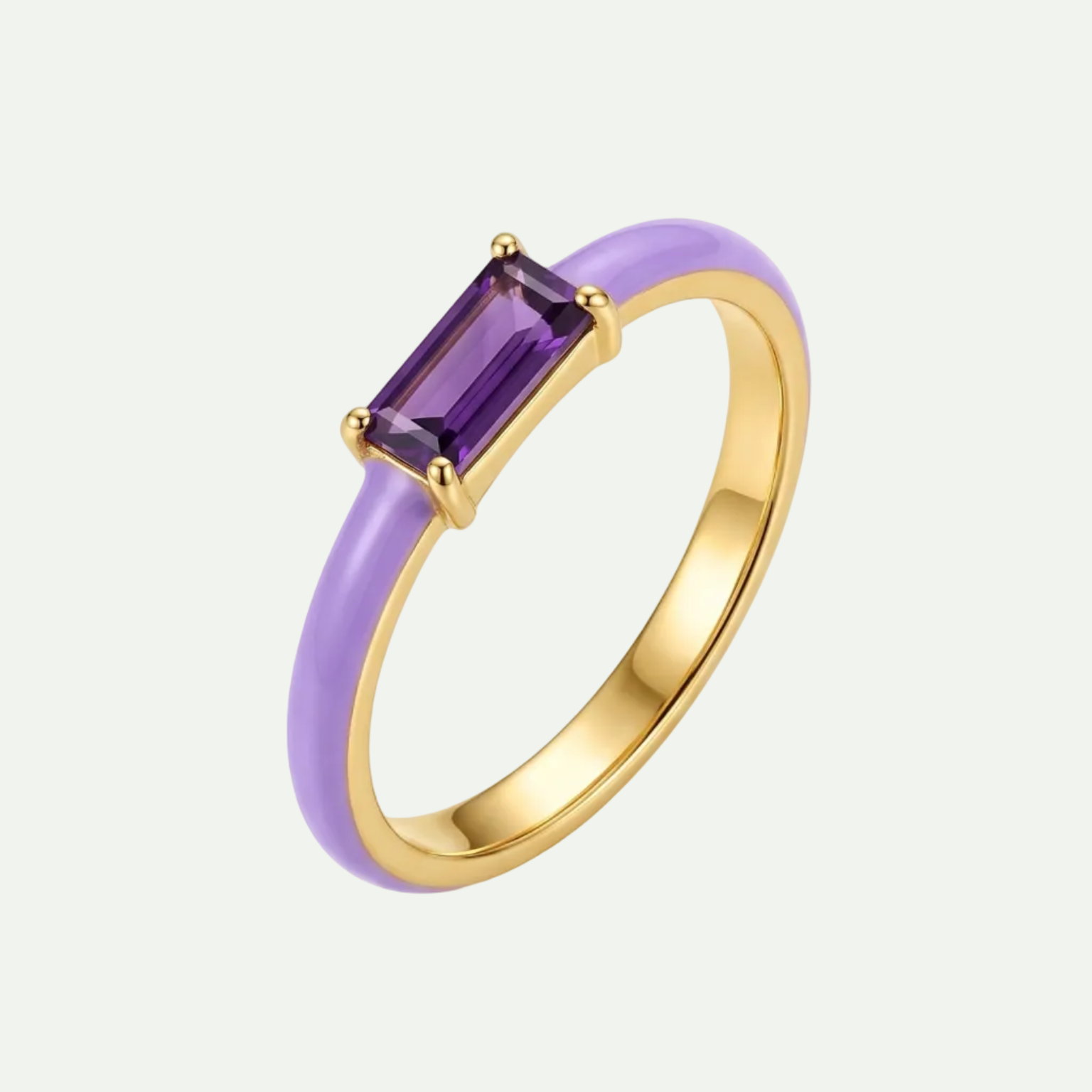 Majestic African Amethyst Ring