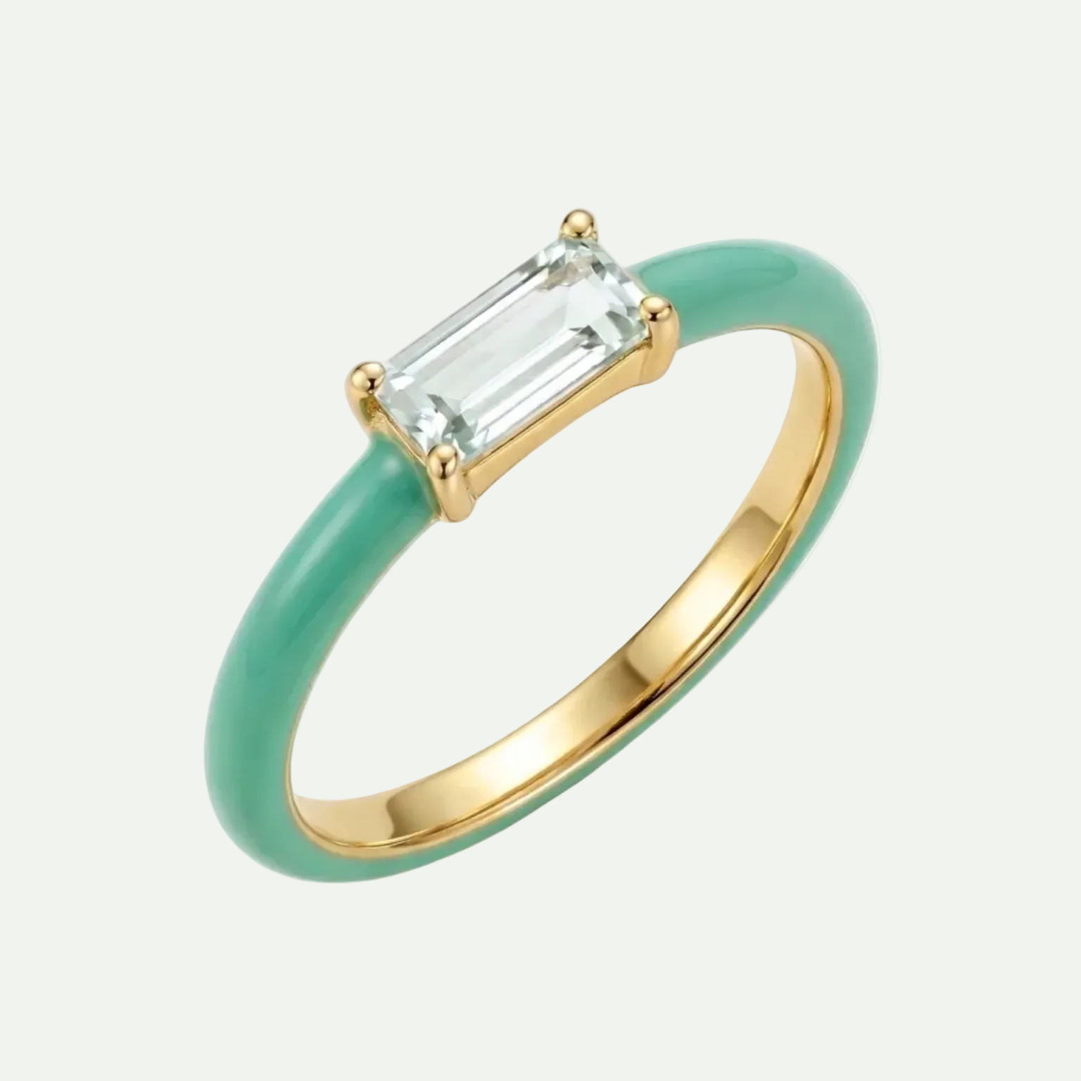 Majestic Green Amethyst Ring