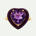 Majestic Brazil Amethyst Ring