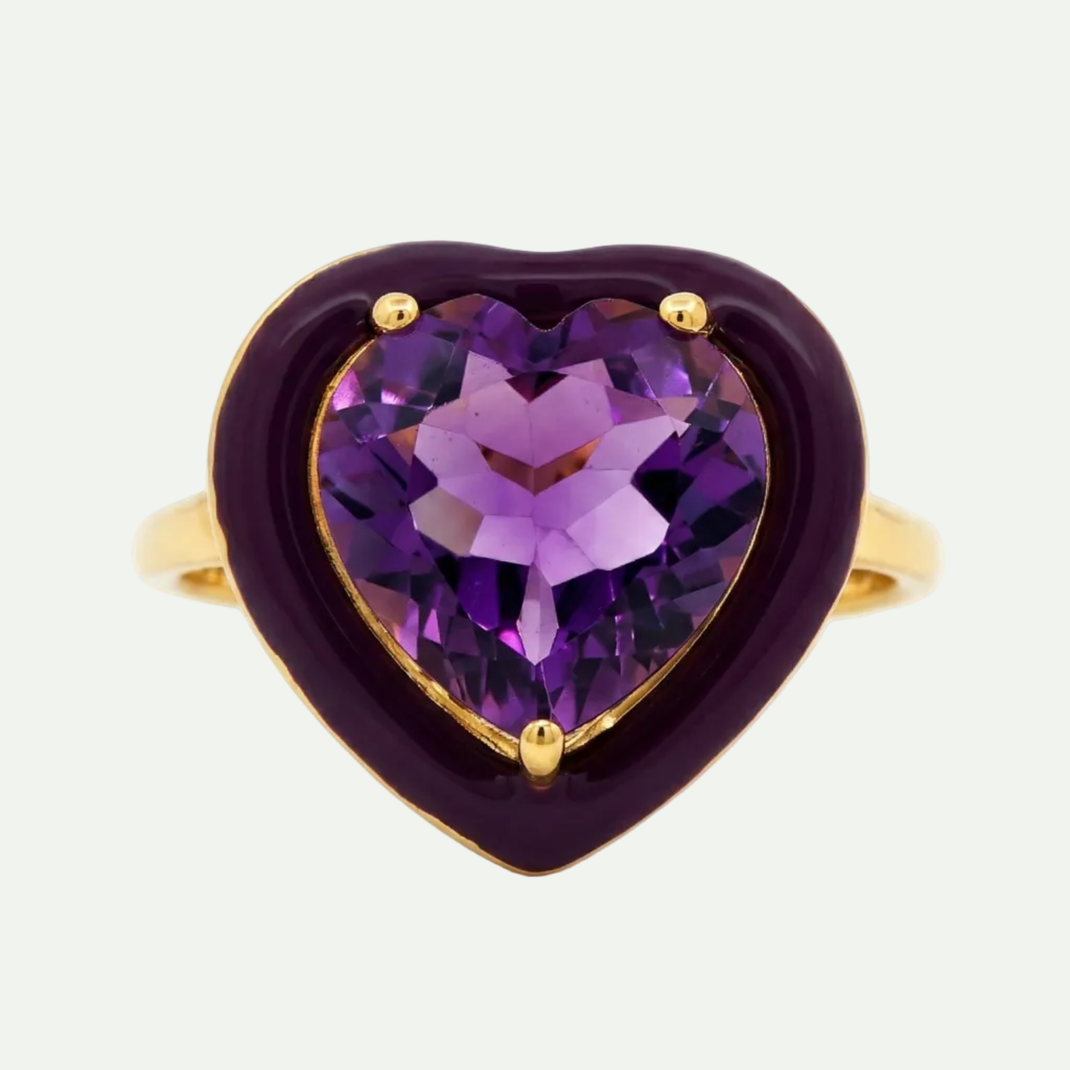 Majestic Brazil Amethyst Ring