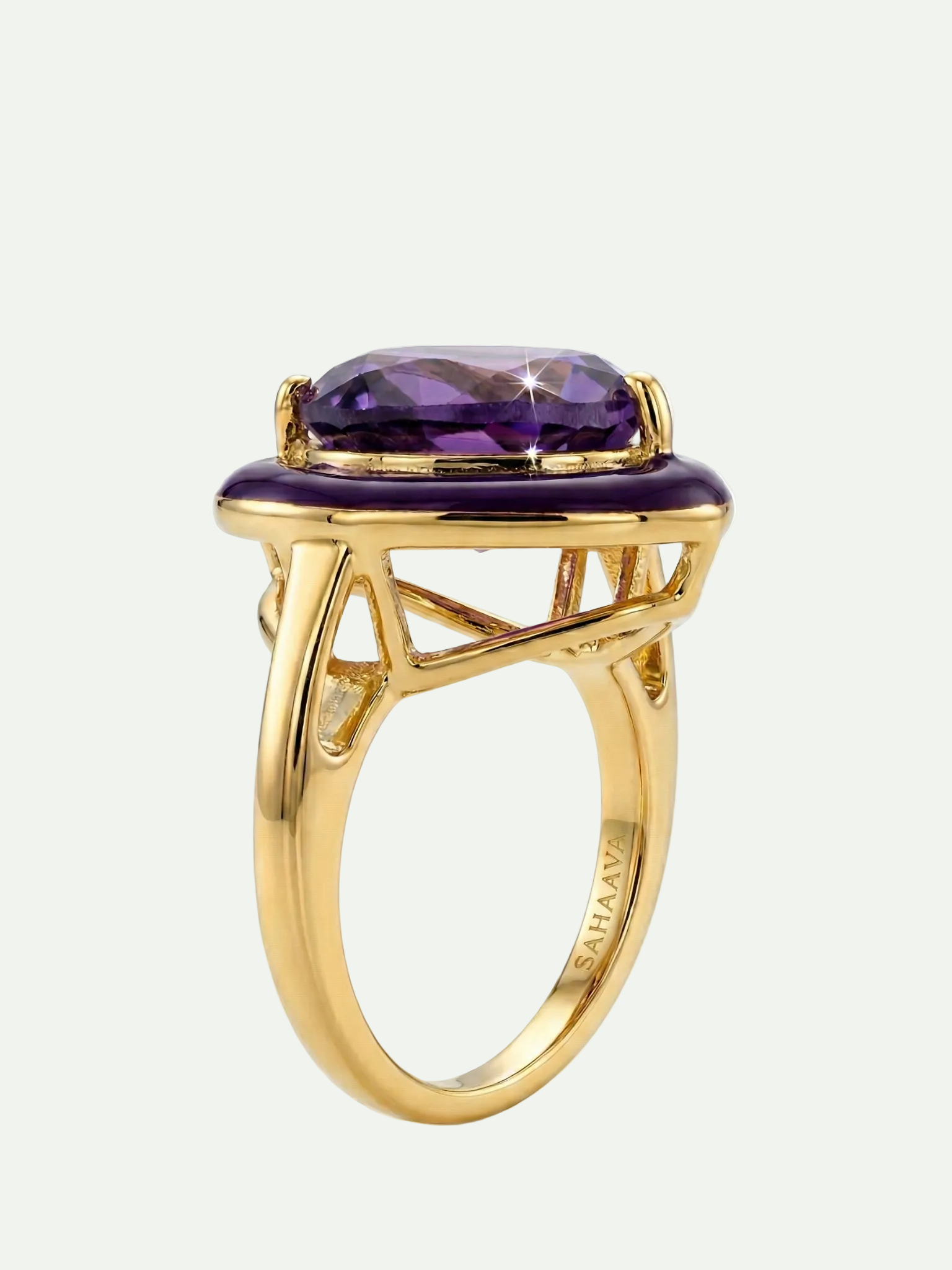 Majestic Brazil Amethyst Ring