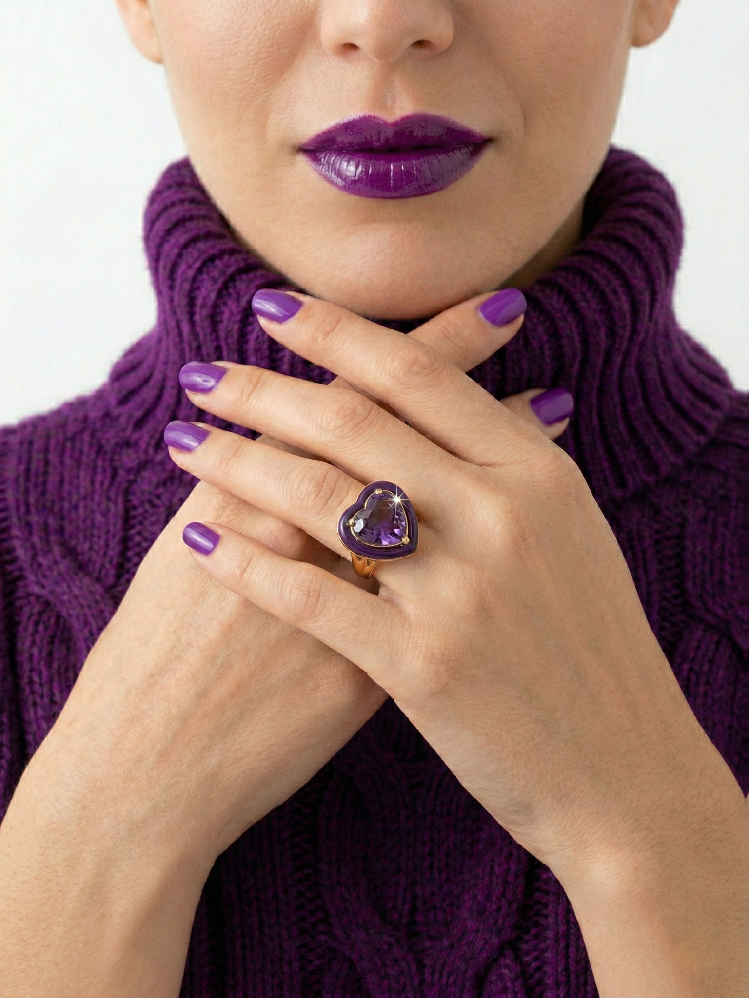 Majestic Brazil Amethyst Ring