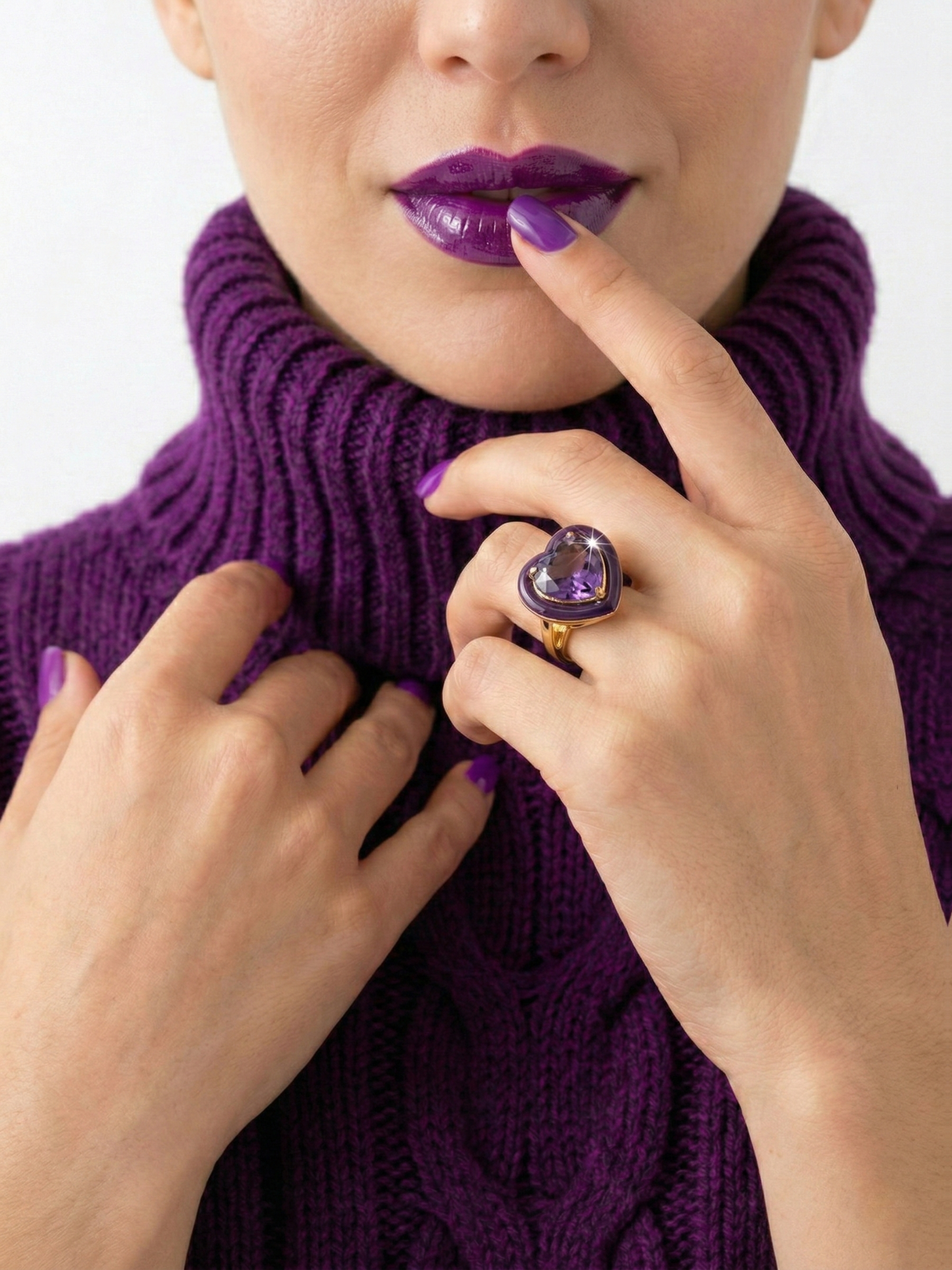 Majestic Brazil Amethyst Ring