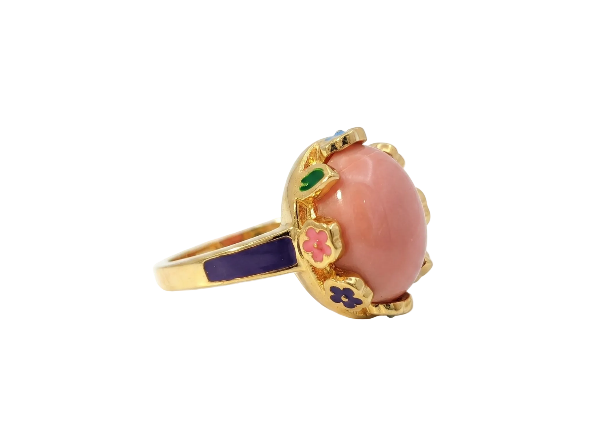 Mystical Natural Pink Opal Ring