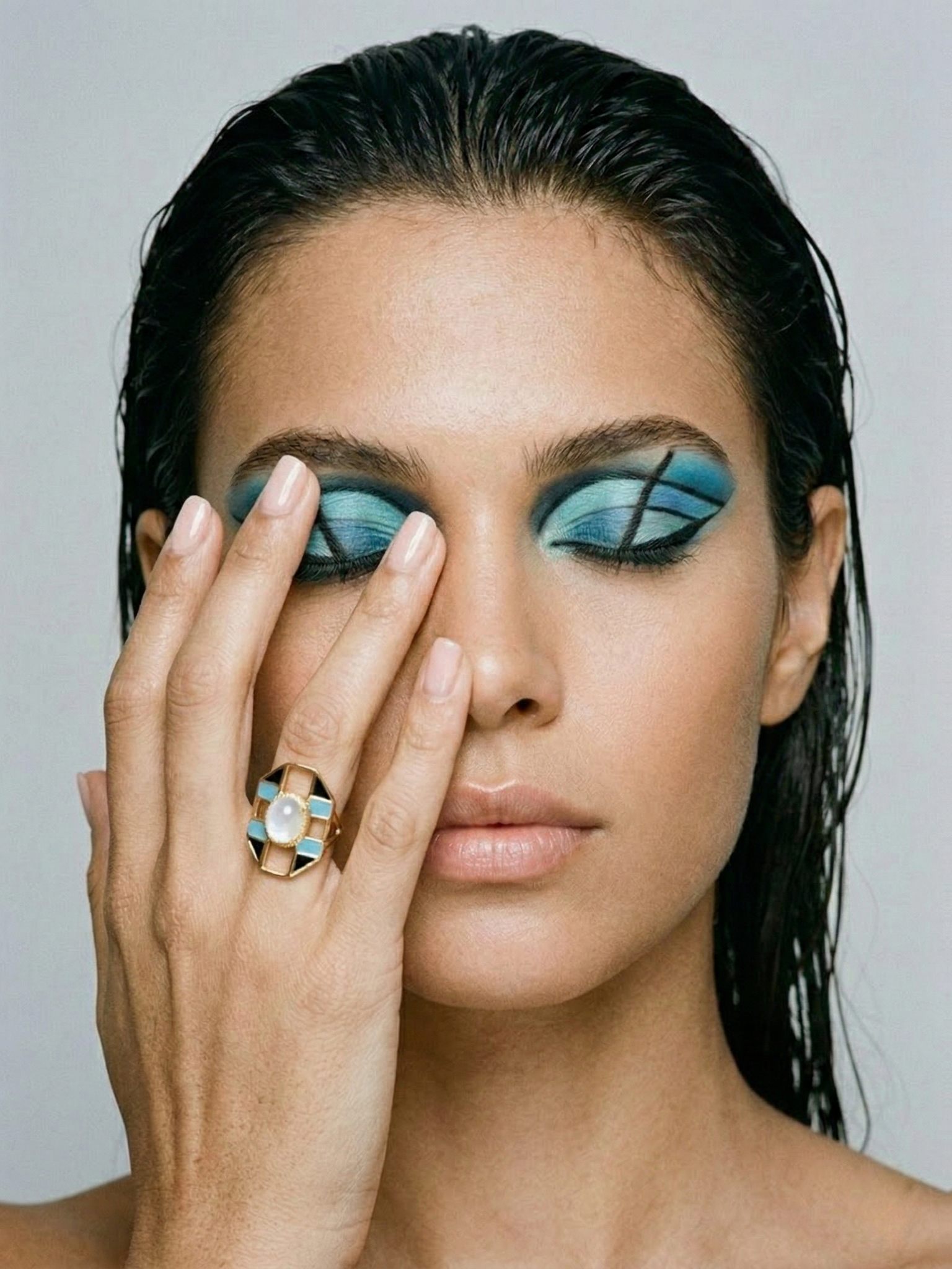 Classic Rainbow Moonstone Ring