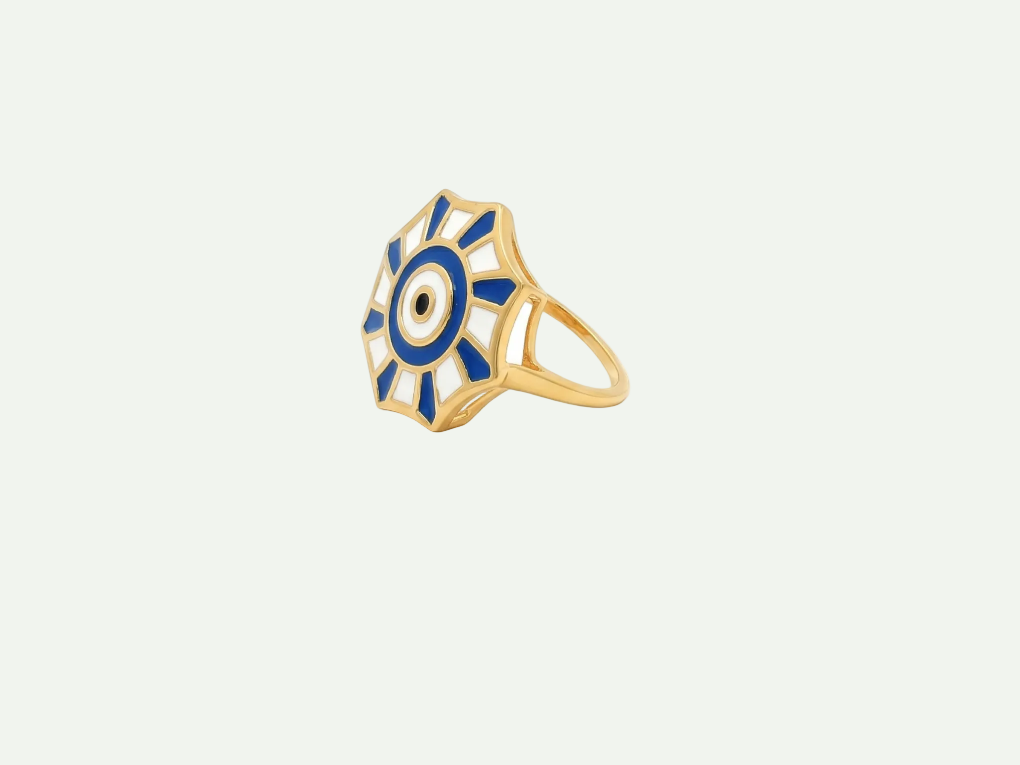 Elegant Nomad's Gaze Band Ring