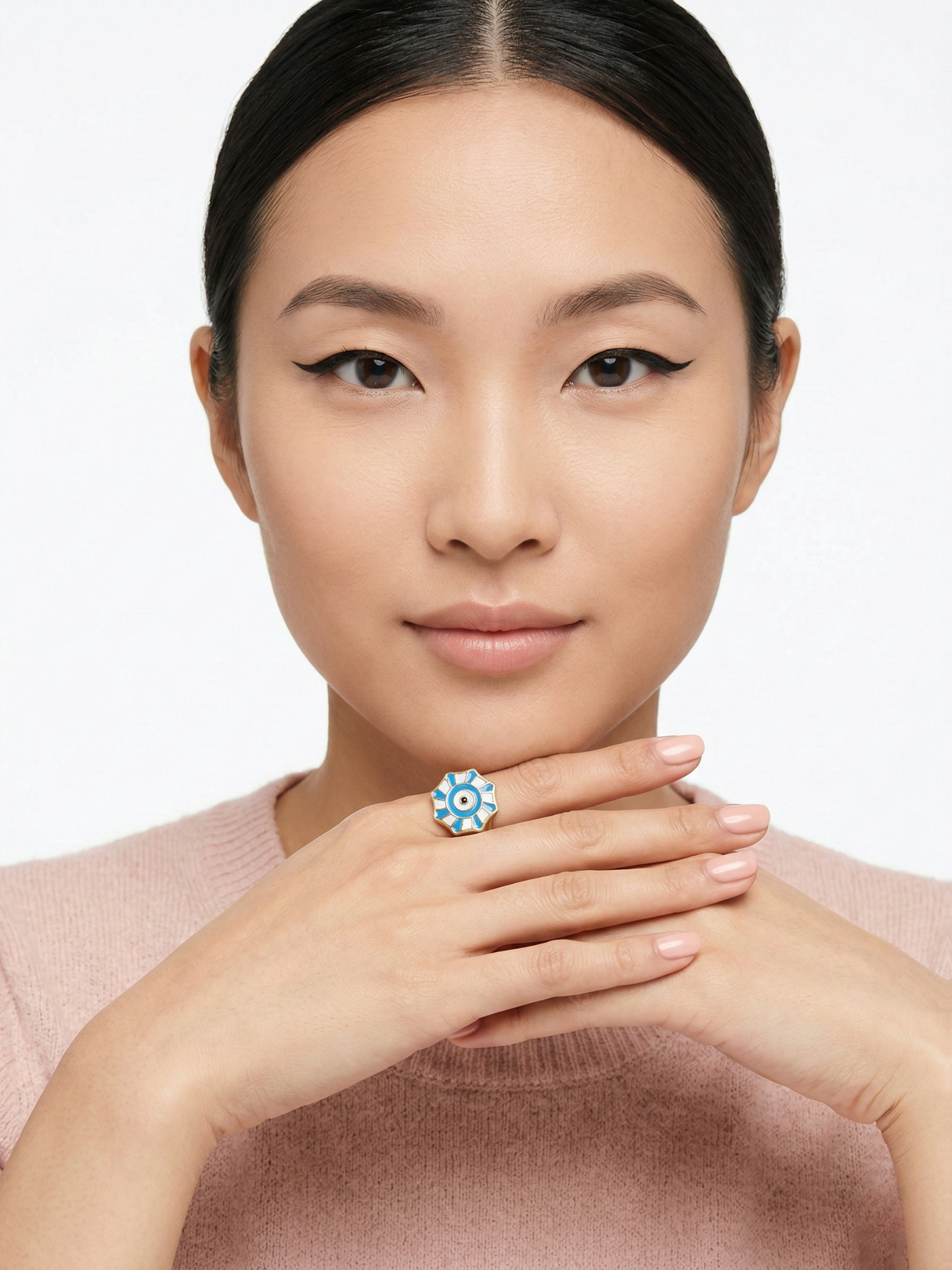 Elegant Nomad's Gaze Band Ring