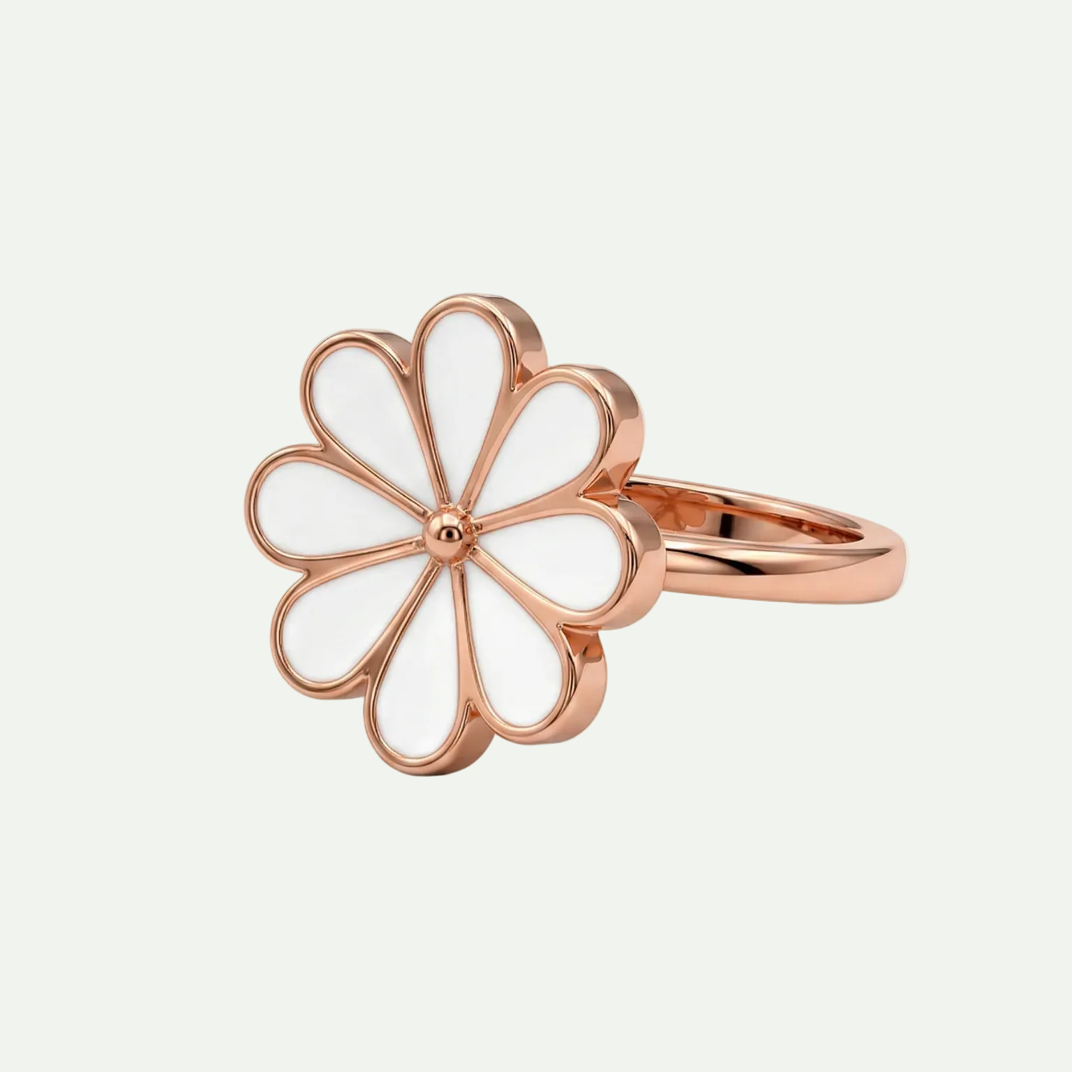 Elegant Rose Gold Band Ring
