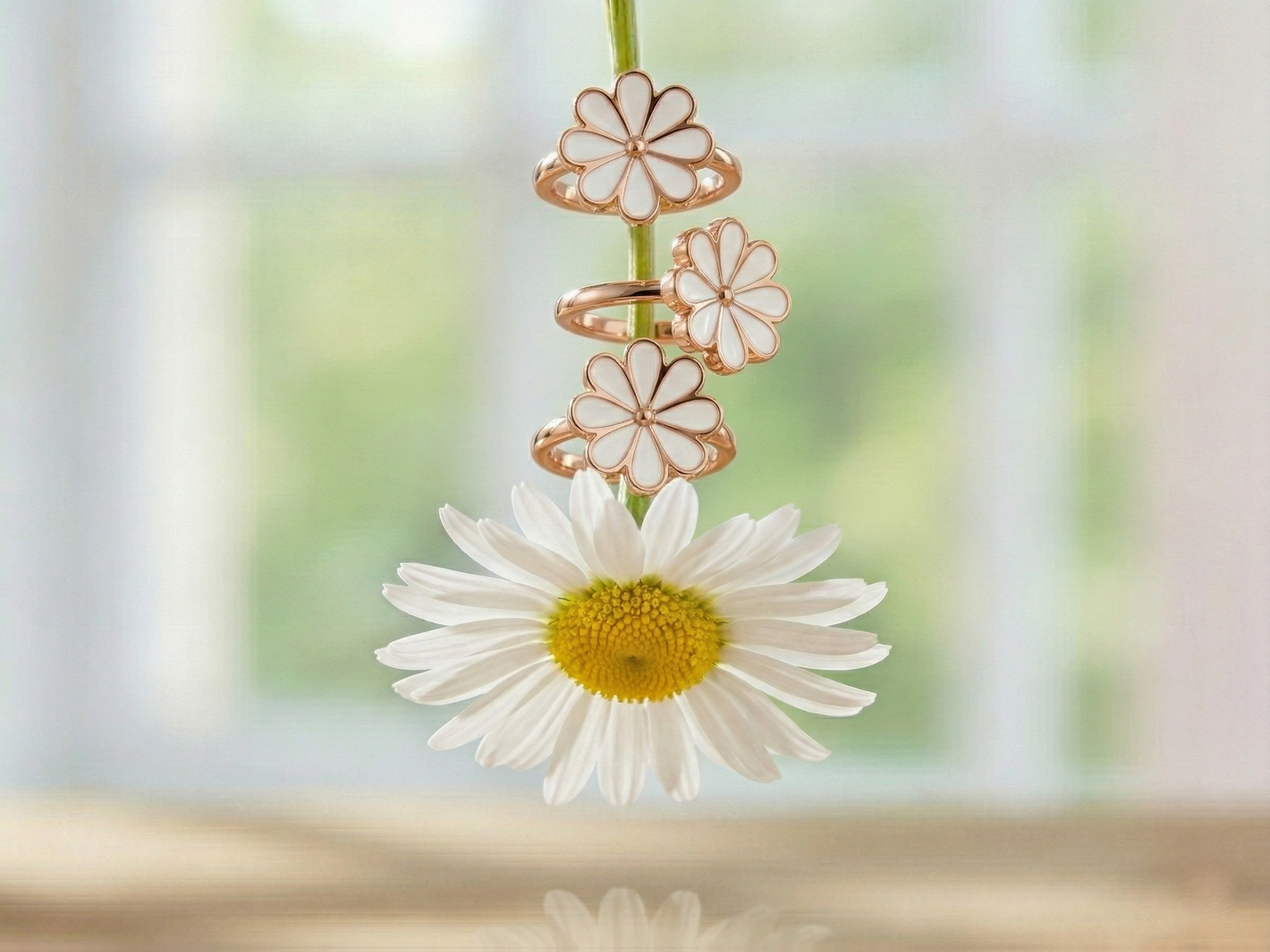 Elegant Rose Gold Band Ring