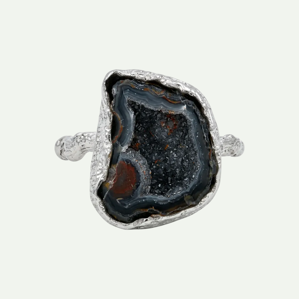 Raw Presence Druzy Ring