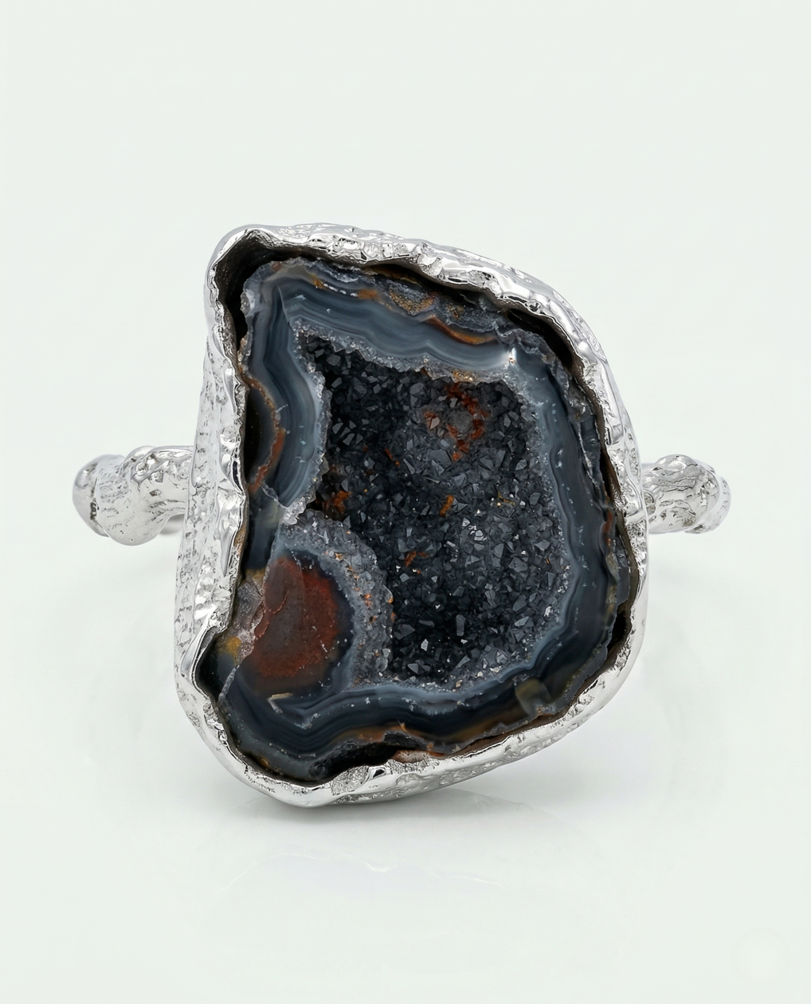 Raw Presence Druzy Ring