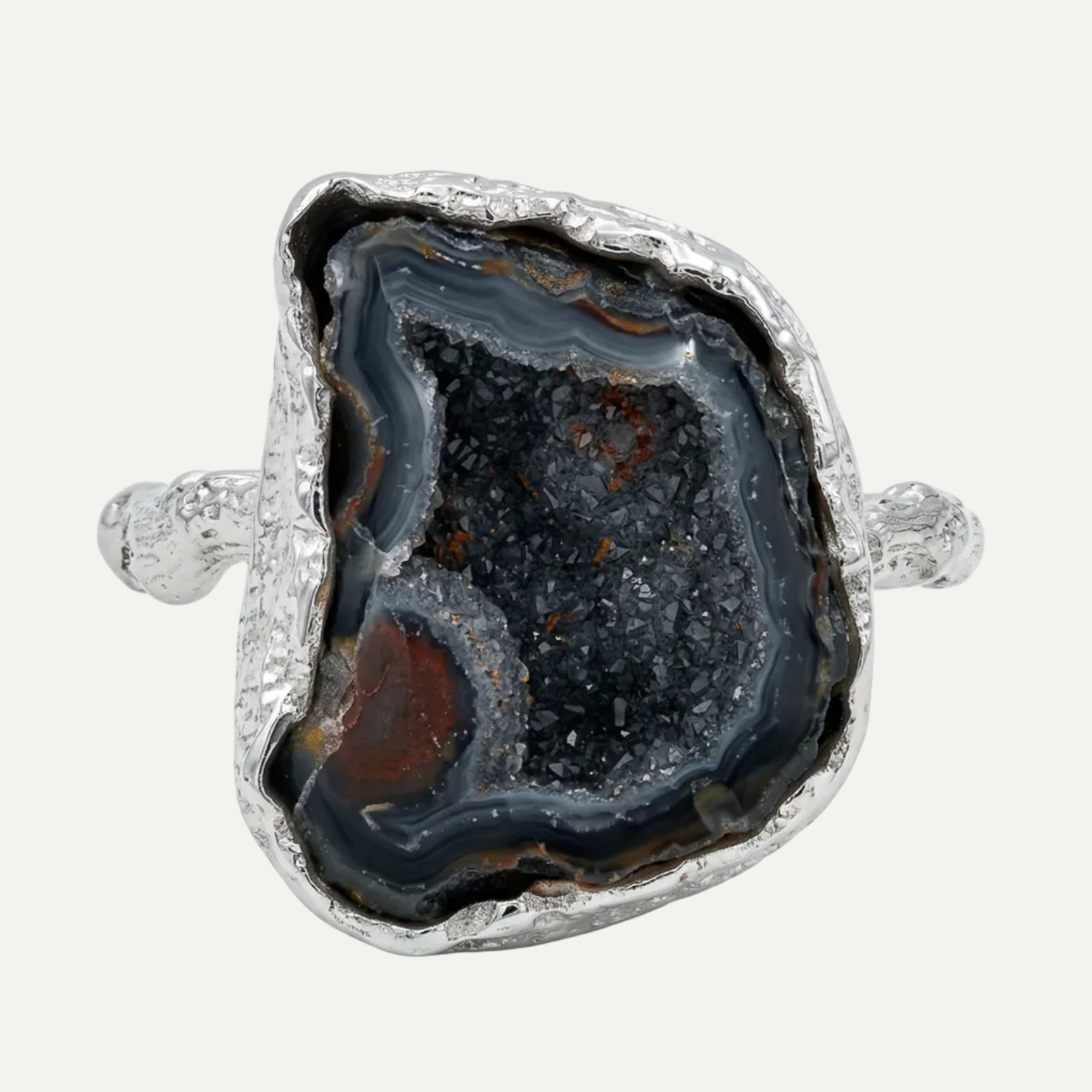 Raw Presence Druzy Ring