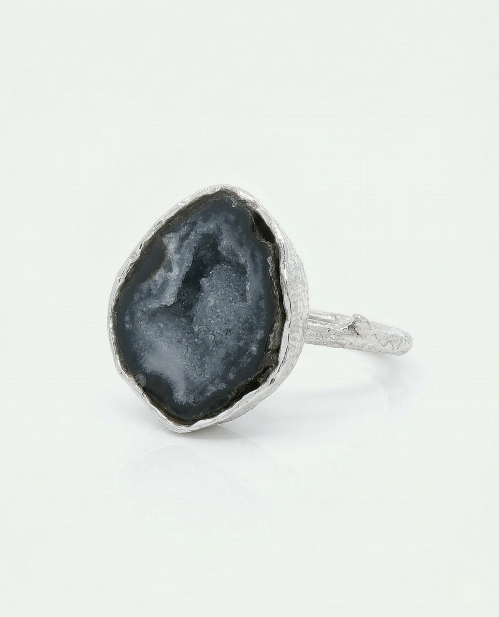 Raw Presence Druzy Ring