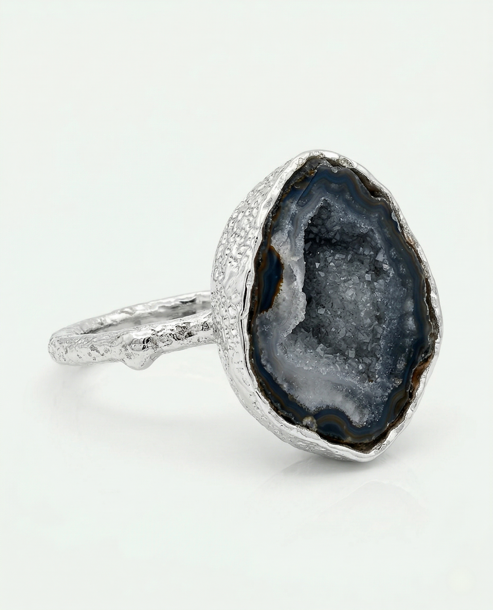 Raw Presence Druzy Ring