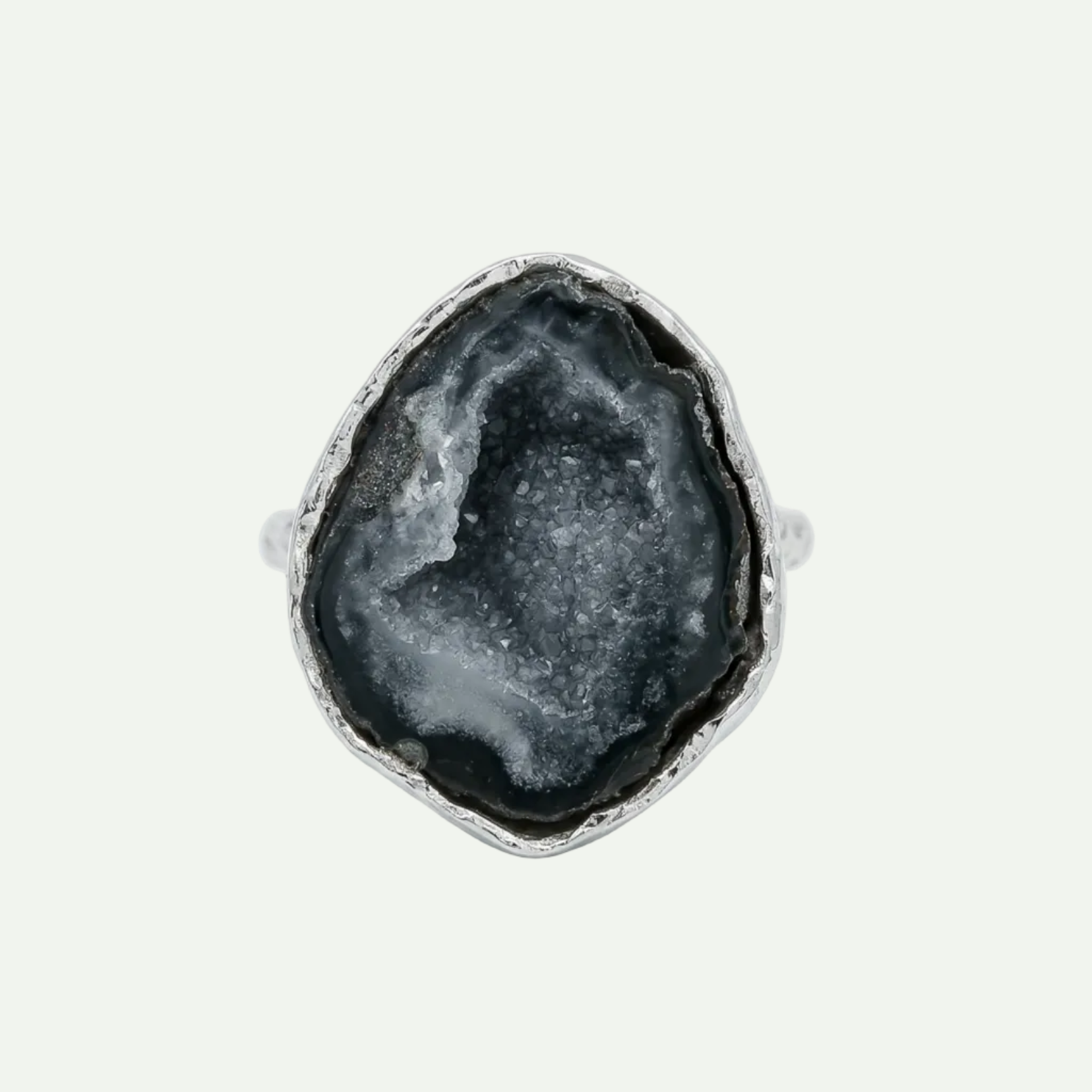 Raw Presence Druzy Ring