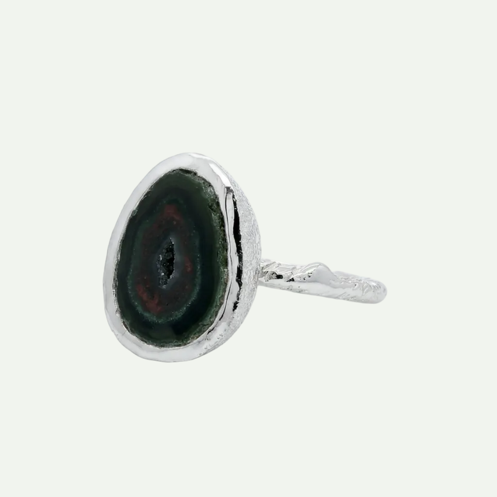 Raw Presence Druzy Ring