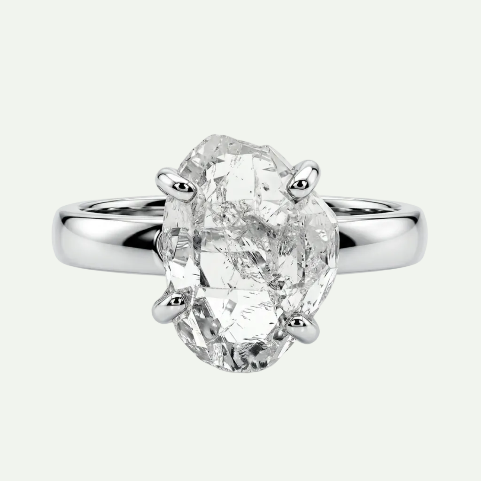 Trueform Solo Herkimer Ring