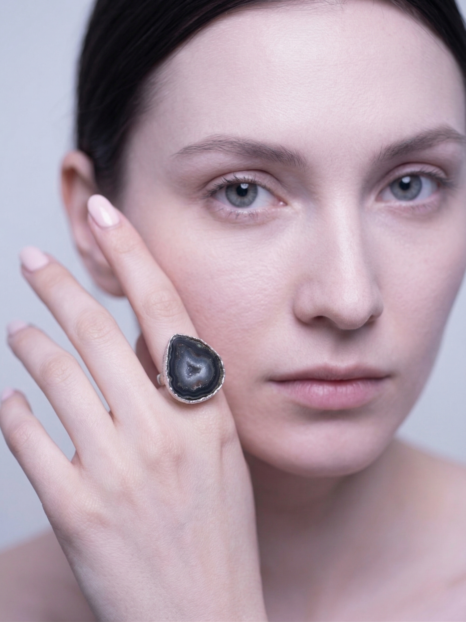 Raw Presence Druzy Ring