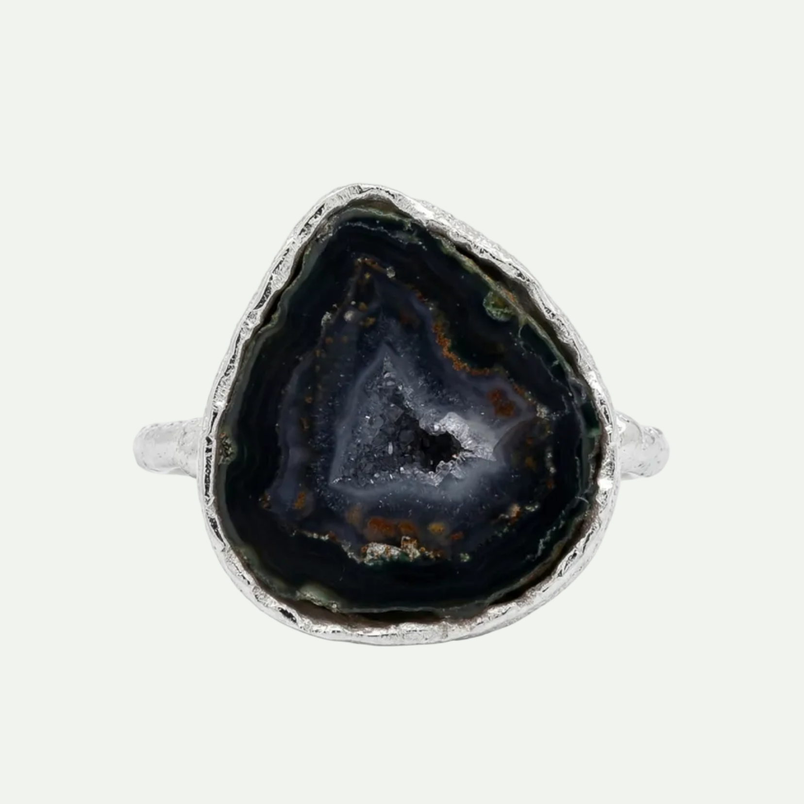 Raw Presence Druzy Ring