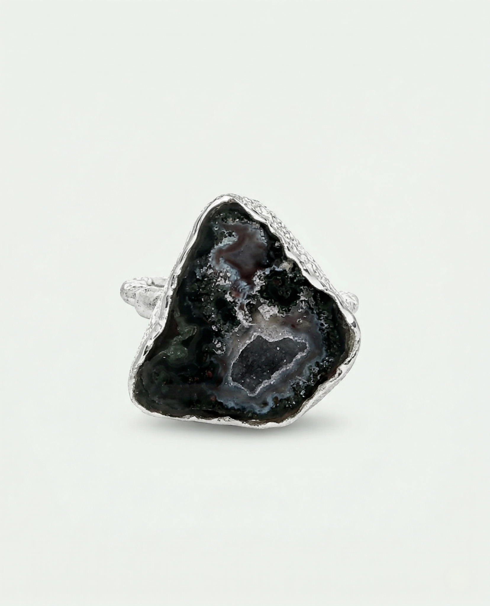 Raw Presence Druzy Ring