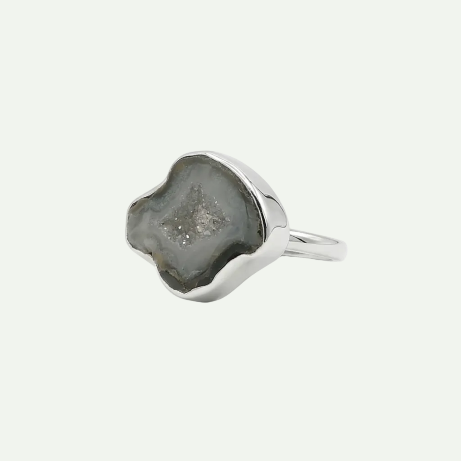 Inner Terrain Druzy Ring