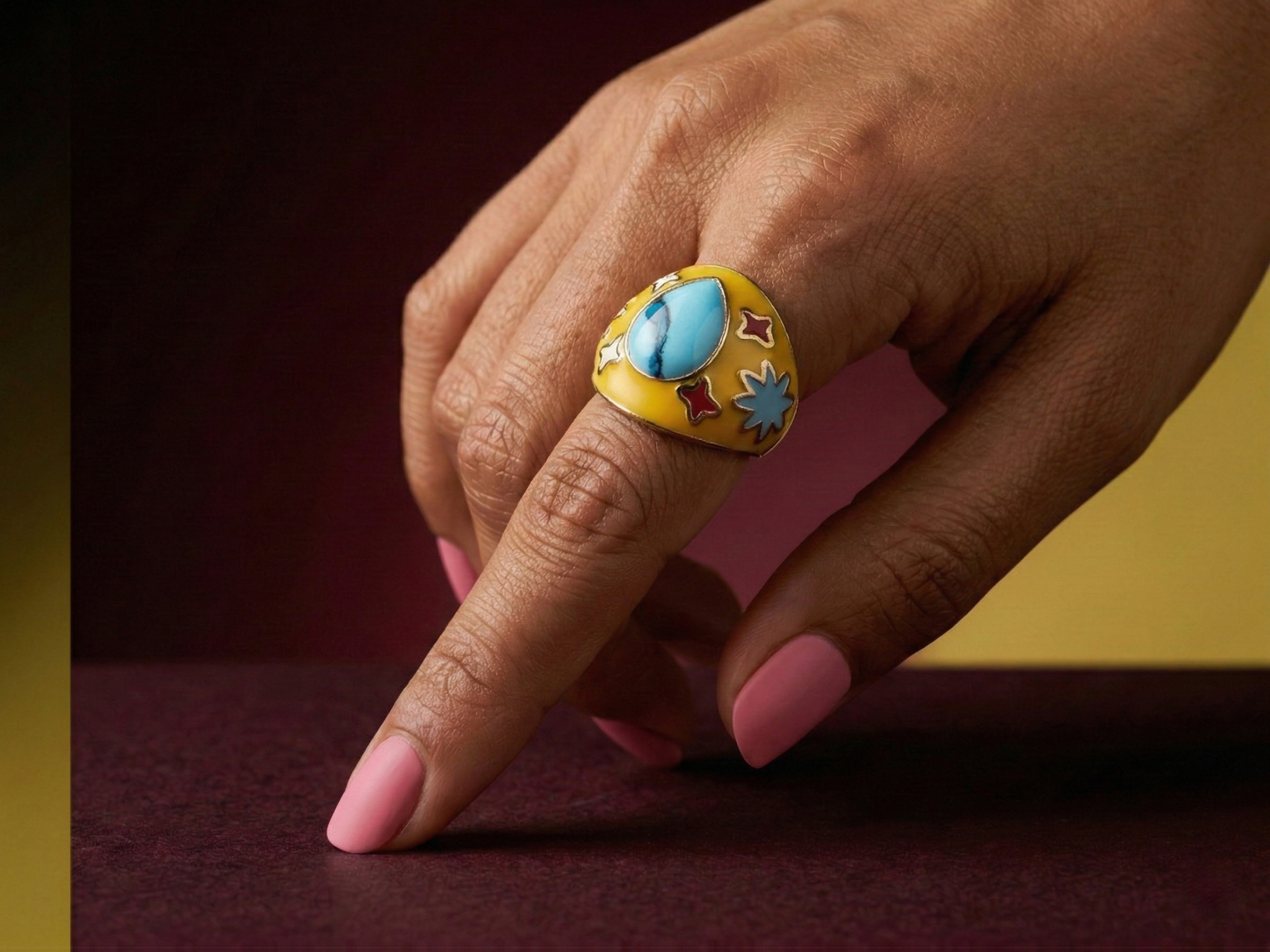 Elegant Rhodium Band Ring