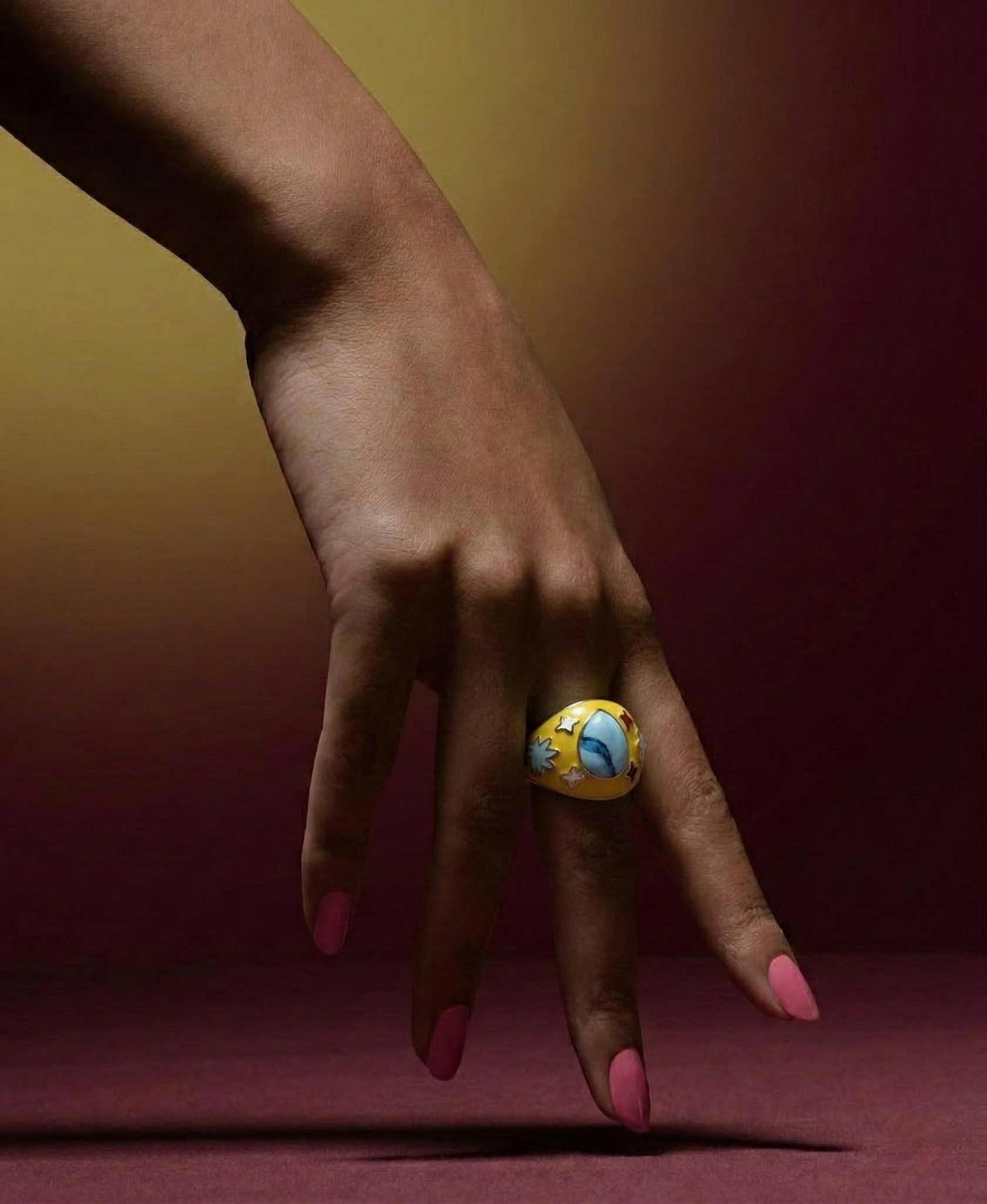 Elegant Rhodium Band Ring