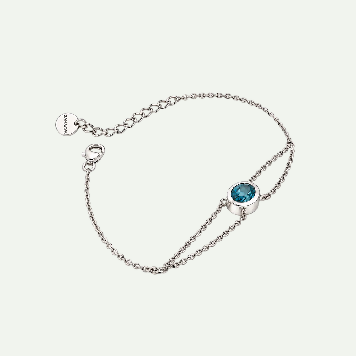Gleaming London Blue Topaz Bracelet