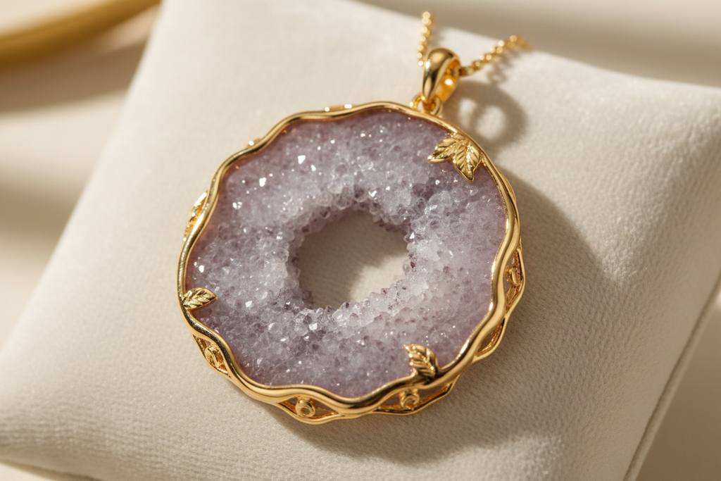 geode-druzy-pendan gold