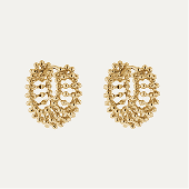 Grounded Glow Druzy Drop Earrings