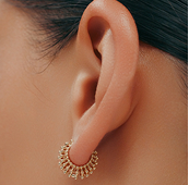 Grounded Glow Druzy Drop Earrings