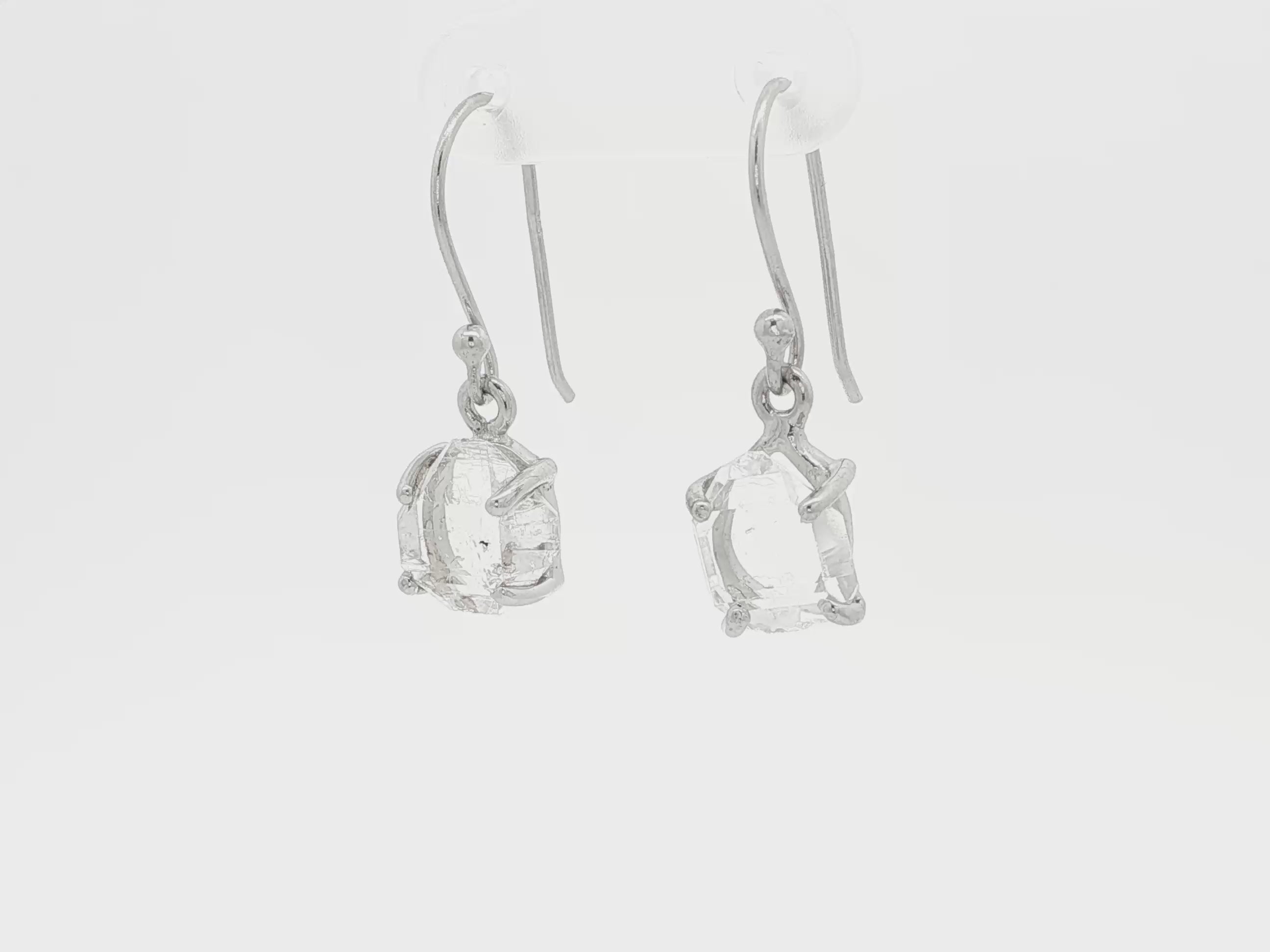 Trueform Herkimer Drop Earrings