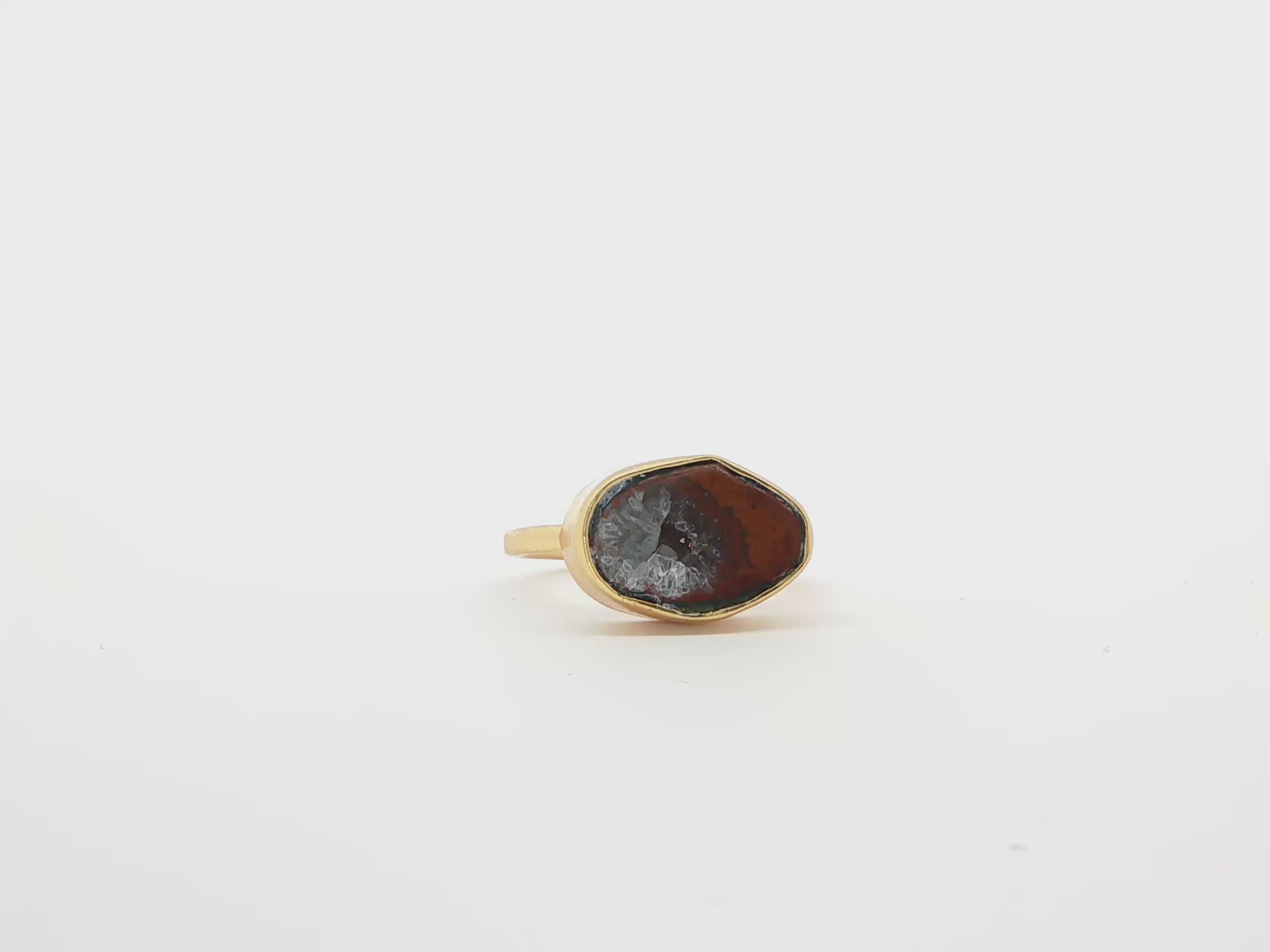 Inner Terrain Druzy Ring